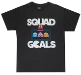 Pac-Man Squad Goals T-Shirt – Retro Video Game Tee Unisex Black